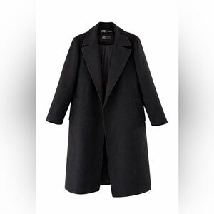 Zara Classic Black Trench Coat